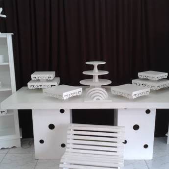 Comprar o produto de mesa clean branca e acessórios  em Decoração em São Roque, SP por Solutudo