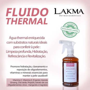 Comprar o produto de FLUÍDO THERMAL 500ML em Limpeza da Pele em Bauru, SP por Solutudo