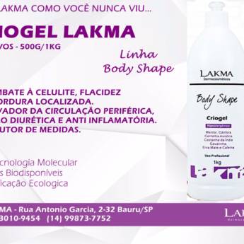 Comprar o produto de CRIOGEL 14 ATIVOS 500GR/1KG em Massagem em Bauru, SP por Solutudo