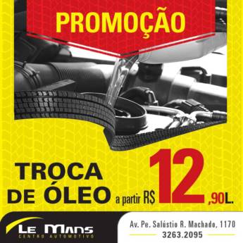 Comprar o produto de Troca de Óleo em Outros Serviços em Lençóis Paulista, SP por Solutudo