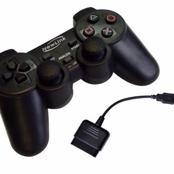Comprar o produto de controle ps2 ps3 pc newlink em Controles em Tatuí, SP por Solutudo