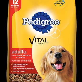 Comprar o produto de Pedigree Vital Adulto Carne, Frango e Cereais 15 Kg em Ração para Cachorros em Ourinhos, SP por Solutudo