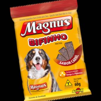 Comprar o produto de Magnus Bifinho Carne em Ração para Cachorros em Ourinhos, SP por Solutudo
