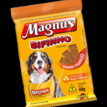 Comprar o produto de Magnus Bifinho Frango em Ração para Cachorros em Ourinhos, SP por Solutudo
