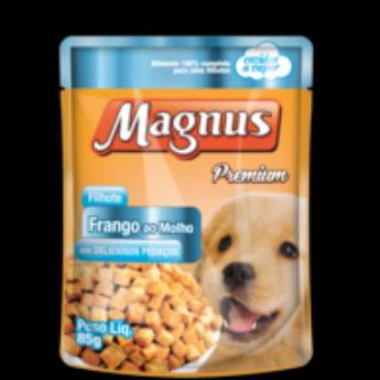 Comprar o produto de Magnus Frango ao Molho Filhote em Ração para Cachorros em Ourinhos, SP por Solutudo
