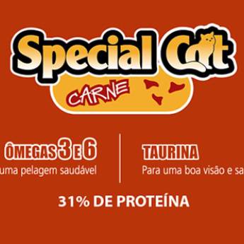 Comprar o produto de Special Cat Carne em Ração para Gatos em Ourinhos, SP por Solutudo