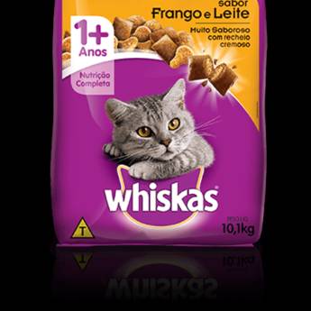 Comprar o produto de Whiskas Frango e Leite em Ração para Gatos em Ourinhos, SP por Solutudo