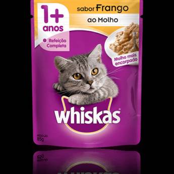 Comprar o produto de Whiskas Sachê Frango em Ração para Gatos em Ourinhos, SP por Solutudo