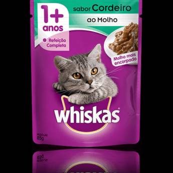 Comprar o produto de Whiskas Sachê Cordeiro em Ração para Gatos em Ourinhos, SP por Solutudo