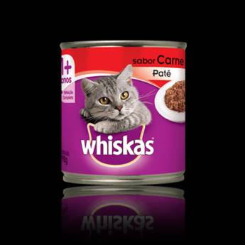 Comprar o produto de Whiskas Lata Patê Carne em Ração para Gatos em Ourinhos, SP por Solutudo