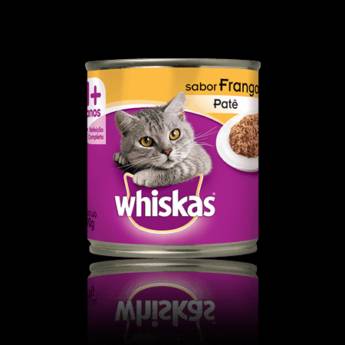 Comprar o produto de Whiskas Lata Patê Frango em Ração para Gatos em Ourinhos, SP por Solutudo
