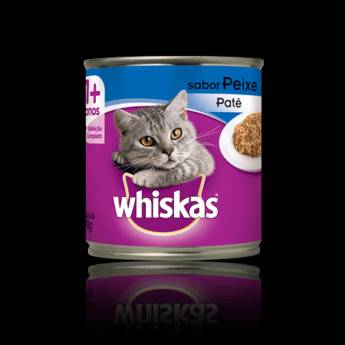 Comprar o produto de Whiskas Lata Patê Peixe em Ração para Gatos em Ourinhos, SP por Solutudo