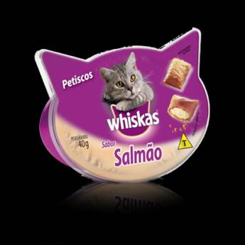 Comprar o produto de Whiskas Petiscos Salmão em Ração para Gatos em Ourinhos, SP por Solutudo