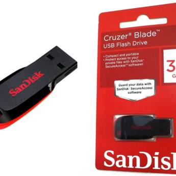 Comprar o produto de Pen Drive Blade Sandisk 32 Gb em Pen Drives em Ourinhos, SP por Solutudo