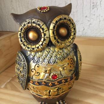 Comprar o produto de Coruja Resina em Decoração em São Carlos, SP por Solutudo