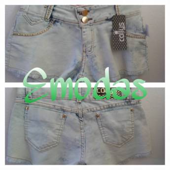 Comprar o produto de Short jeans lavado em Shorts em Caraguatatuba, SP por Solutudo