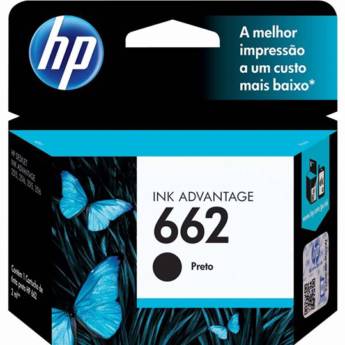 Comprar o produto de CARTUCHO ORIGINAL HP MODELO 662 PRETO em Originais em Itatiba, SP por Solutudo