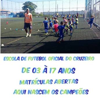 Comprar o produto de Matrículas Escola de Futebol do Cruzeiro Indaiatuba em Outros Serviços em Indaiatuba, SP por Solutudo