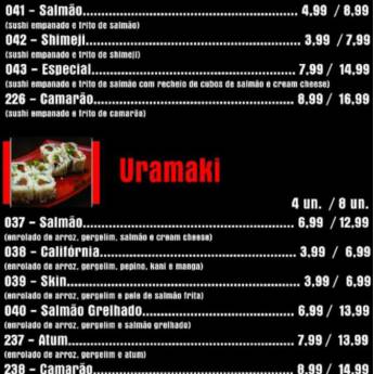 Comprar o produto de Hot Roll e Uramaki em Marmitex em Indaiatuba, SP por Solutudo