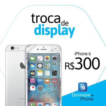 Comprar o produto de Troca Display iPhone 6/6 Plus/6S/6S Plus em Outros Serviços em Marília, SP por Solutudo