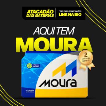 Comprar o produto de BATERIAS MOURA EM AVARÉ em Carros, Motos e Outros em Avaré, SP por Solutudo