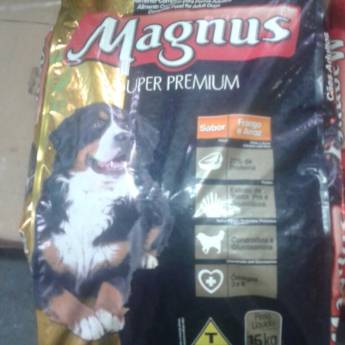 Comprar o produto de Ração Magnus Super Premium Frango e Arroz em Ração para Cachorros em Ourinhos, SP por Solutudo