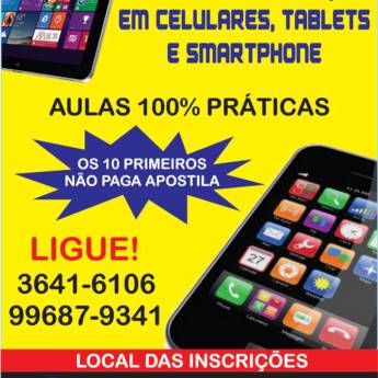 Comprar o produto de Curso de manutenção em celulares, tablets e smartphone em Outros Serviços em Birigui, SP por Solutudo