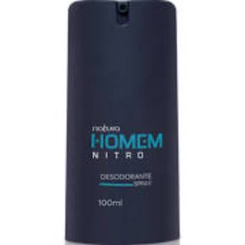 Comprar o produto de Desodorante Spray Natura Homem Nitro - 100ml em Desodorantes em Itatiba, SP por Solutudo