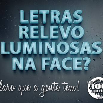 Comprar o produto de Letras Relevo Luminosas em Casa, Móveis e Decoração em Ourinhos, SP por Solutudo