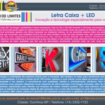 Comprar o produto de Letra Caixa + LED em Casa, Móveis e Decoração em Ourinhos, SP por Solutudo
