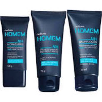 Comprar o produto de Kit Natura Homem Barbear Refrescante - Creme de Barbear + Loção Pós-Barba em Outros em Itatiba, SP por Solutudo