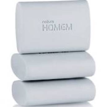 Comprar o produto de Sabonete em Barra Cremoso Refrescante Natura Homem - 3und de 110g em Barra em Itatiba, SP por Solutudo