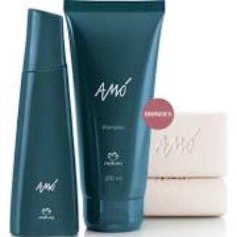 Comprar o produto de Presente Natura Amó Masculino - Desodorante Colônia + Sabonetes em Barra em Outros em Itatiba, SP por Solutudo