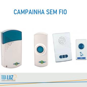 Comprar o produto de Campainha Sem Fio em Materiais Elétricos pela empresa Toda Luz Materiais Elétricos e Iluminação em Atibaia, SP por Solutudo