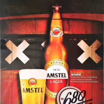 Comprar o produto de Cerveja Amstel em Avaré em Alimentos e Bebidas em Avaré, SP por Solutudo