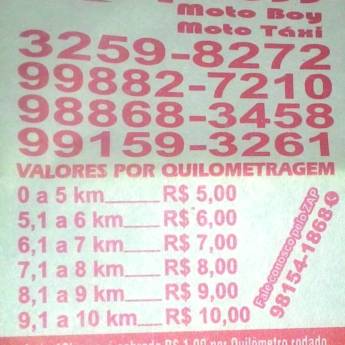 Comprar o produto de Disk entrega/ Disk moto em Outros Serviços em Aracaju, SE por Solutudo