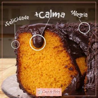 Comprar o produto de Bolo de Cenoura com cobertura e chocolate em Avaré em Alimentos e Bebidas em Avaré, SP por Solutudo