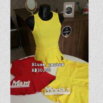 Comprar o produto de Blusa Peplum em Feminino em Aracaju, SE por Solutudo