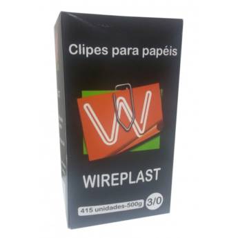 Comprar o produto de Clips Para Papéis - Caixs C/ 500g - Wireplast em Outros em Bauru, SP por Solutudo