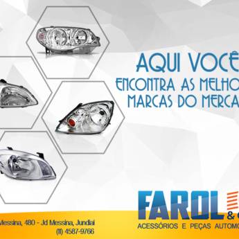 Comprar o produto de Lanternas em Acessórios para Veículos pela empresa Farol & Cia  - Acessórios e peças automotivas em Jundiaí, SP por Solutudo