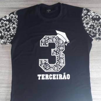 Comprar o produto de Camiseta Escola - Terceirão em Uniformes Escolares em Foz do Iguaçu, PR por Solutudo