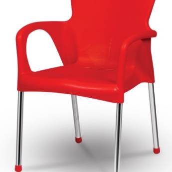 Comprar o produto de POLTRONA NIQUEL VERMELHO em Decoração em Foz do Iguaçu, PR por Solutudo