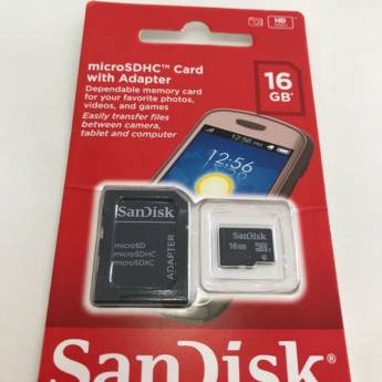 Comprar o produto de Cartão de Memória SanDisk Ultra MicroSDHC 16 GB em Cartões de Memória em Araçatuba, SP por Solutudo