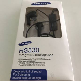 Comprar o produto de Fone de Ouvido Samsung  HS330  em Fones e Kits Viva Voz em Araçatuba, SP por Solutudo