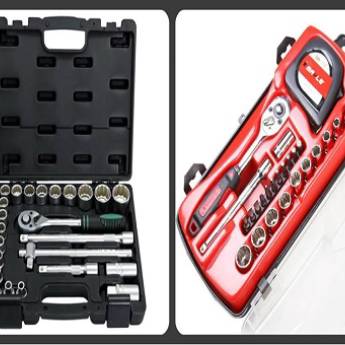 Comprar o produto de Jogo de Soquete Stels 24 Peças e Jogo de Soquete Mayle 26 Peças 1/4 Bits  em Jogos De Soquetes em Araçatuba, SP por Solutudo