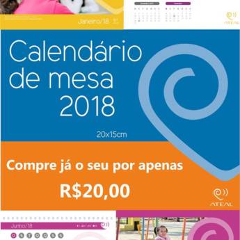 Comprar o produto de Calendário de Mesa ATEAL em A Classificar em Jundiaí, SP por Solutudo