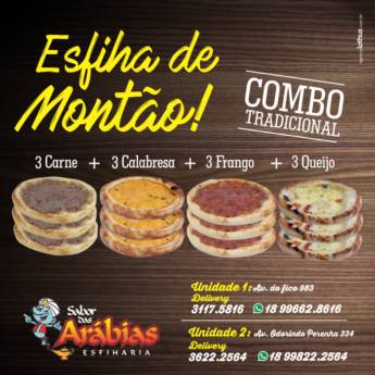 Comprar o produto de Combo Tradicional em Alimentos e Bebidas em Araçatuba, SP por Solutudo