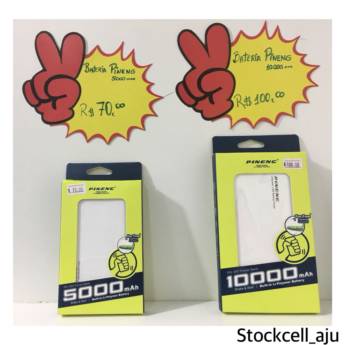 Comprar o produto de Baterias Pineng de 5000 e 10000 MAh  em Baterias em Aracaju, SE por Solutudo