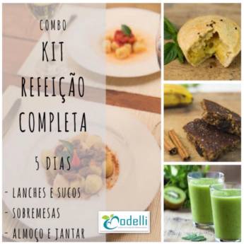 Comprar o produto de Combo Kit Refeição Completa - 5 dias em Gastronomia em Foz do Iguaçu, PR por Solutudo