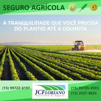 Comprar o produto de Seguro Agrícola  em Outros Serviços em Itapetininga, SP por Solutudo
